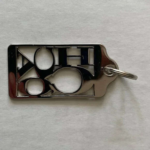 Coach silvertone keychain - Picture 6 of 6